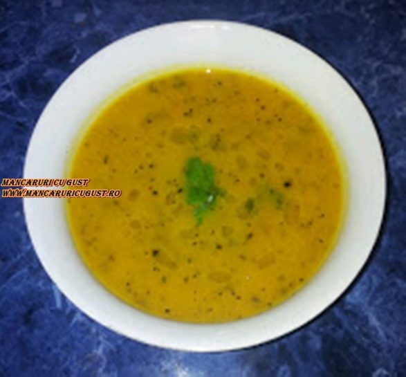 Supa crema de dovleac cu chimen reteta