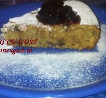 Prajitura cu gem de nuci si stafide retetea