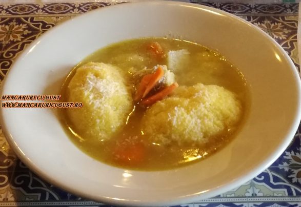 supa de pui cu galuste de gris