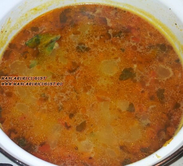 Bors de fasole uscata reteta