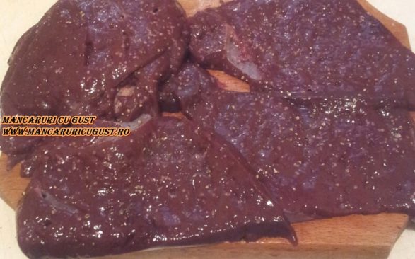 Reteta Ficat de vitel prajit la tigaie