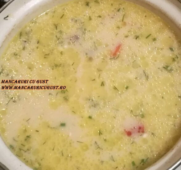 Ciorba a la grec cu pui