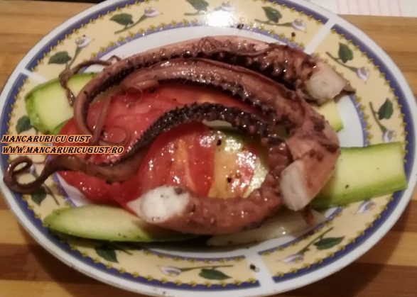 Salata de caracatita cu anghinare