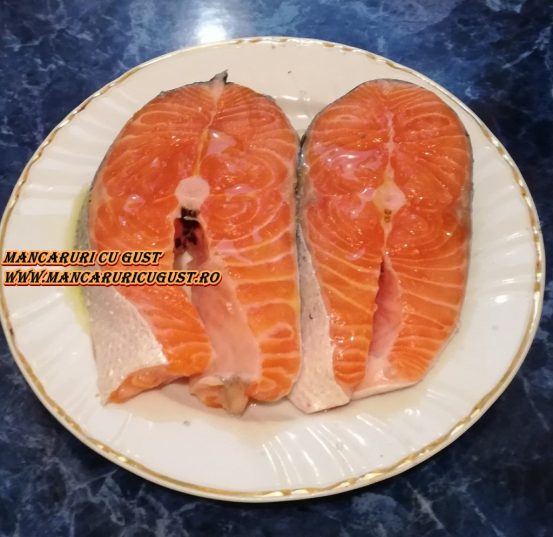 Medalion de somon la gratar reteta