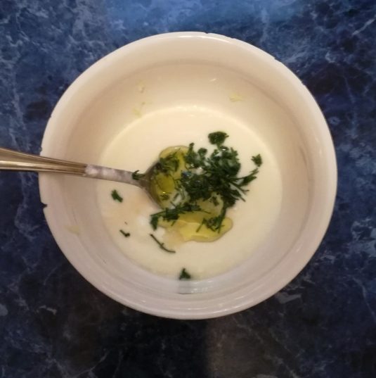 Medalion de somon la gratar cu sos