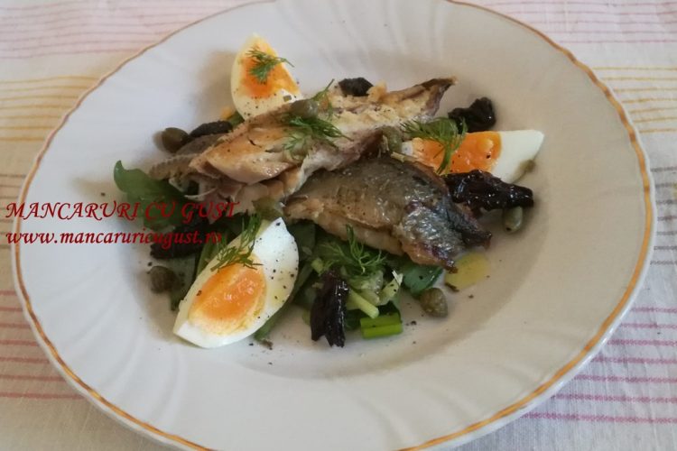 File de stavrid cu salata de stevie cu prune