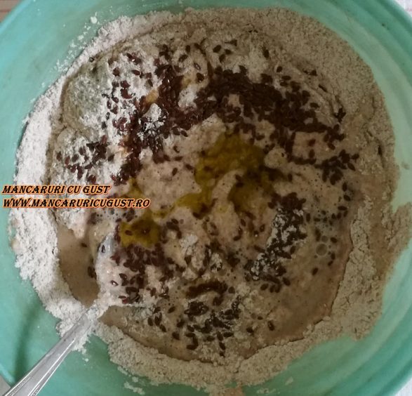 Paine integrala cu seminte de in