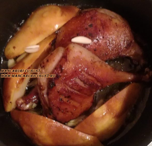 Pulpe inabusite cu pere si usturoi