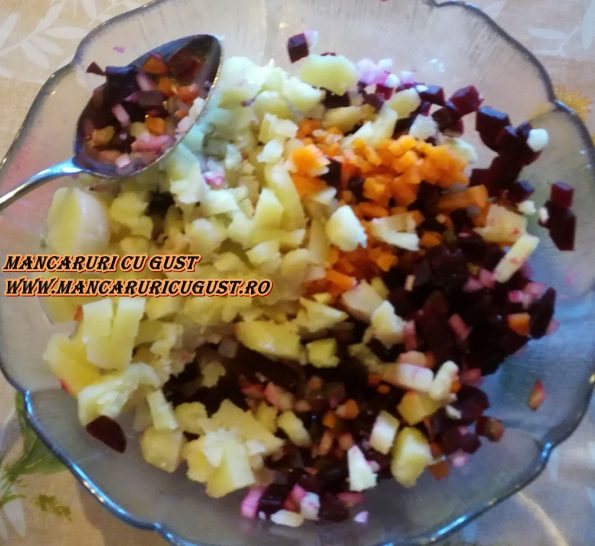 Reteta reuseasca Salata Vinegret 