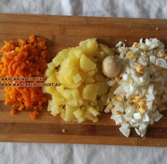 Salata Mimoza reteta