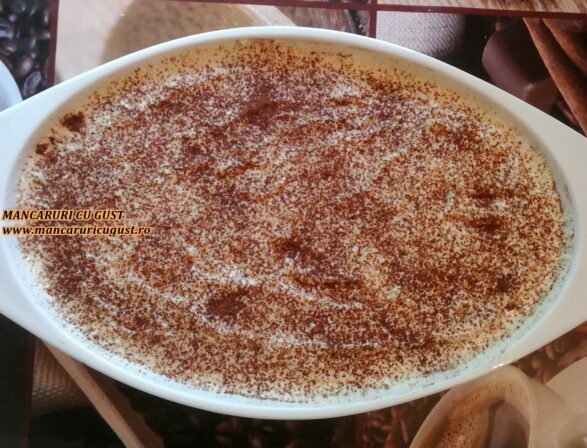 Reteta Tiramisu cu crema  mascarpone cu suc de portocala