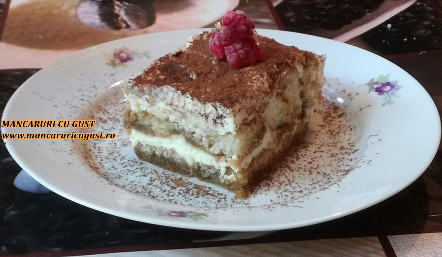 Reteta Tiramisu cu mascarpone, conic si suc de portocala