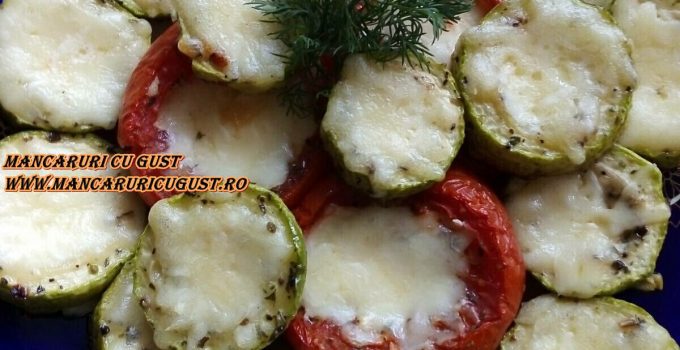 Dovlecei la cuptor cu suluguni reteta