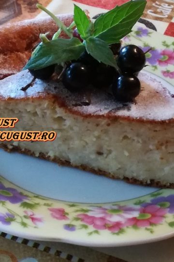 Prajitura cu banane, branza si coniac reteta