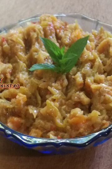 Zacusca de dovlecei reteta