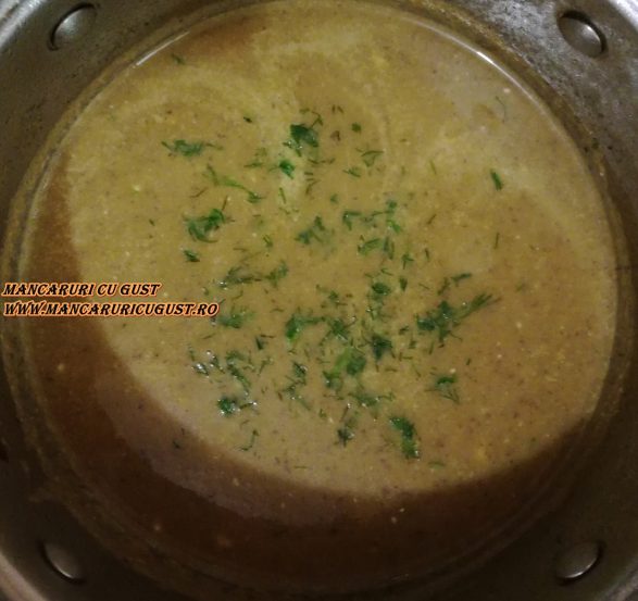 Supa crema de ciuperci cu smantana