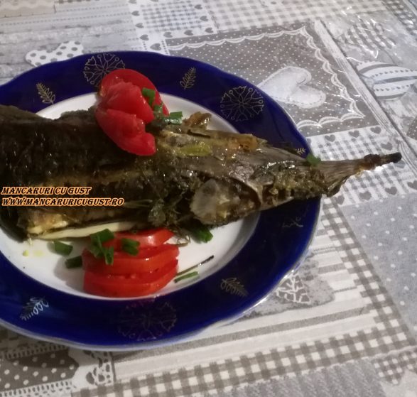Reteta Sturion in folie cu telina