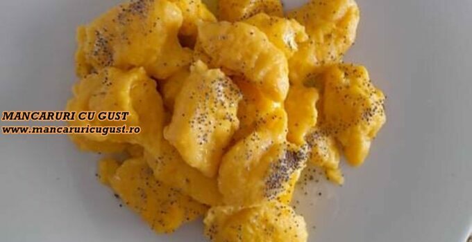 Gnocchi de dovleac cu ricotta si mac reteta italiana