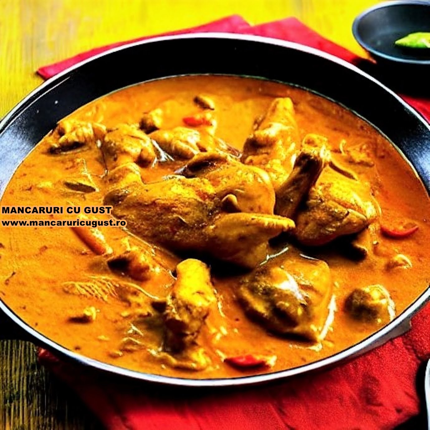 Curry cu pui in stil indian reteta rapida