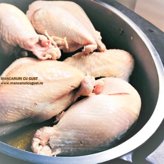 Reteta italo-americana Chicken Vesuvio