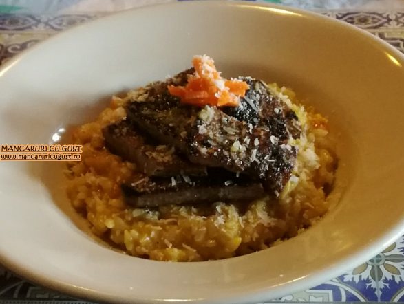Reteta Ficat de vitel la tigaie cu risotto