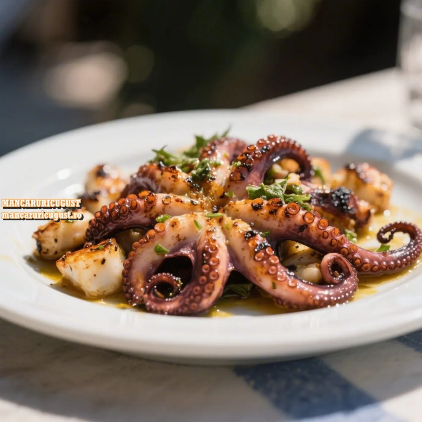 Caracatita la Gratar in Stil Mediteranean Reteta Mancaruri Cu Gust