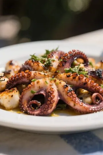 Caracatita la Gratar in Stil Mediteranean Reteta Mancaruri Cu Gust