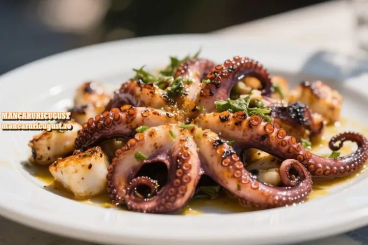 Caracatita la Gratar in Stil Mediteranean Reteta Mancaruri Cu Gust